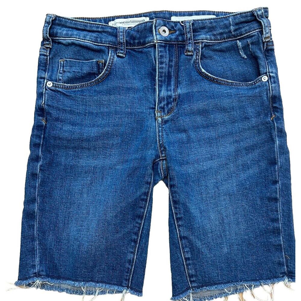 Pilcro And The Letterpress Anthropologie Denim High Rise Slim Cutoff 27